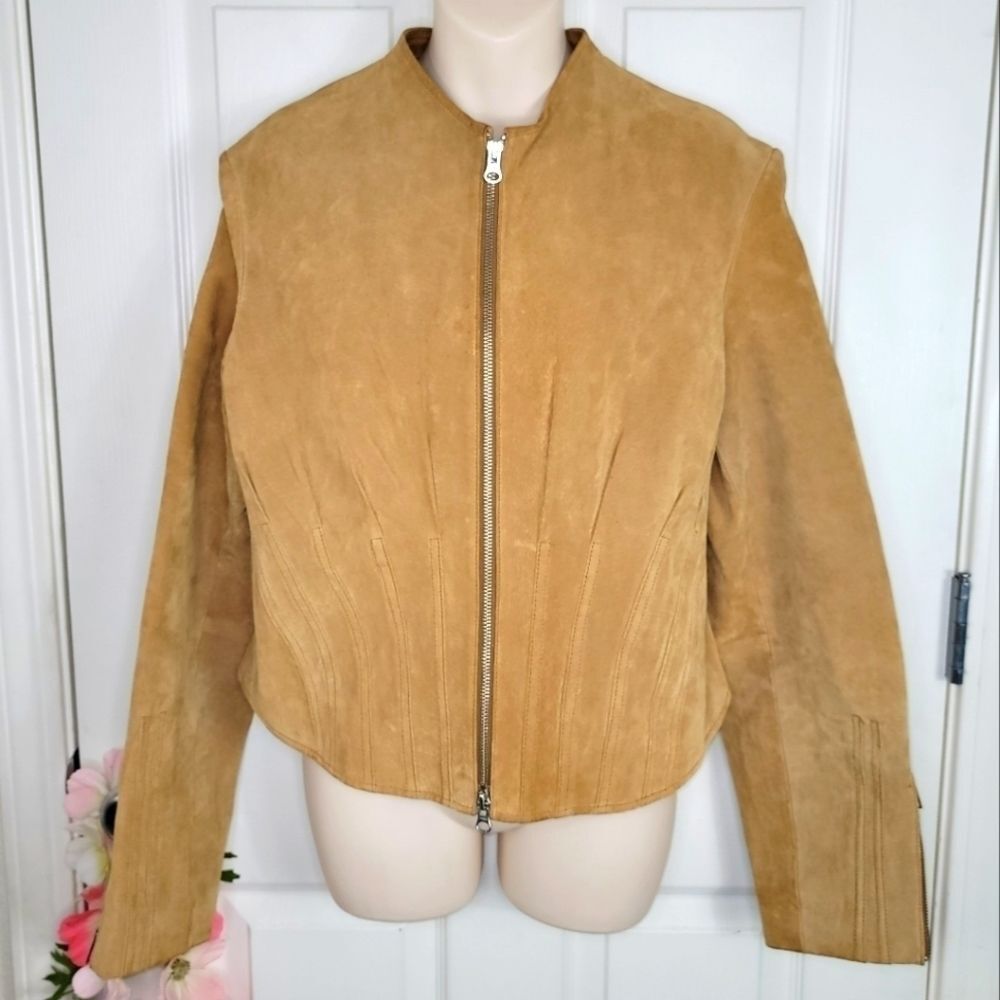 Venus Usa suede moto jacket size large